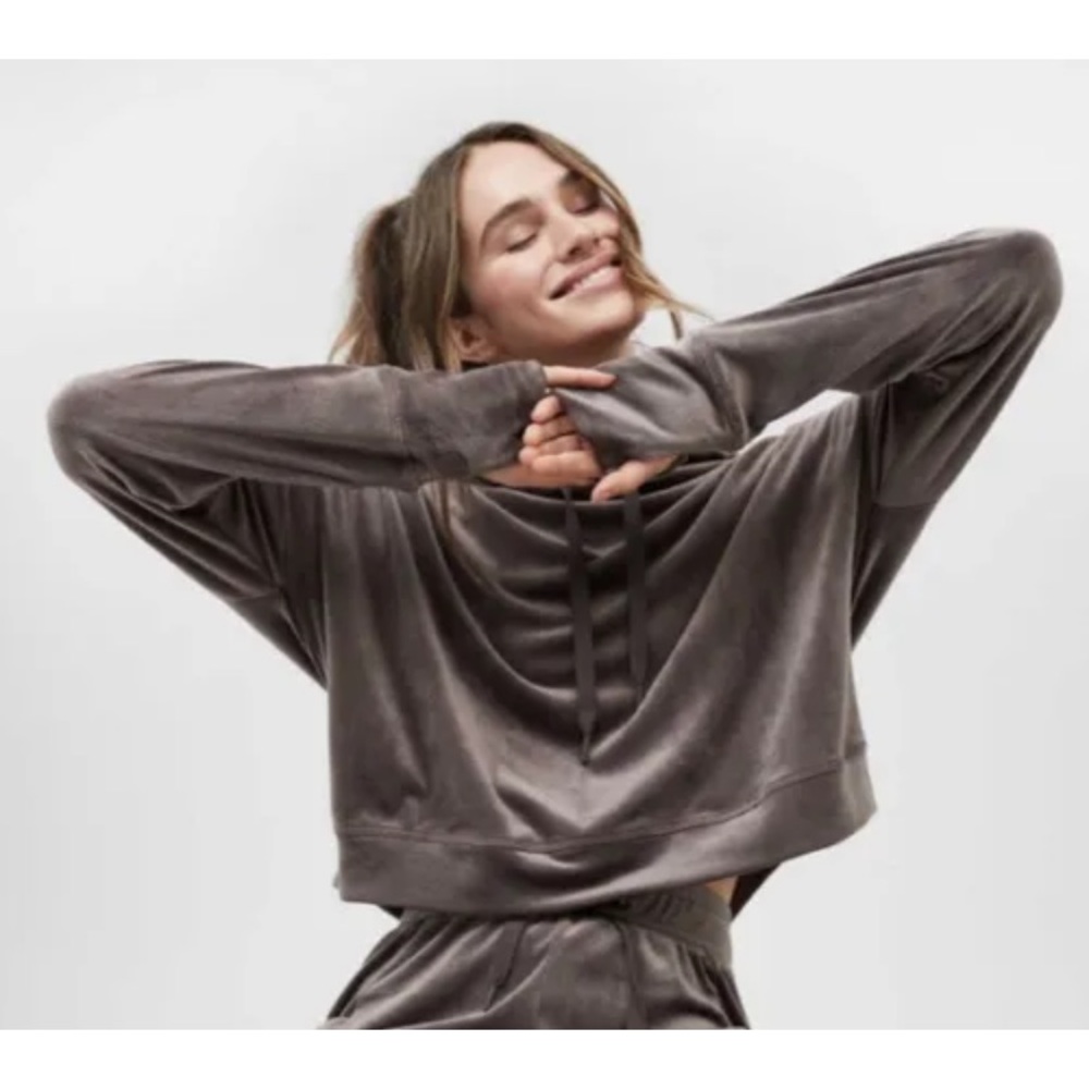 Offline by Aerie Womens Boxy Hoodie with Cowl Neck